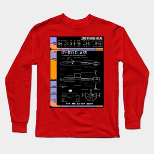 Computer Readout Showing Ancient Sleeper Ship Long Sleeve T-Shirt